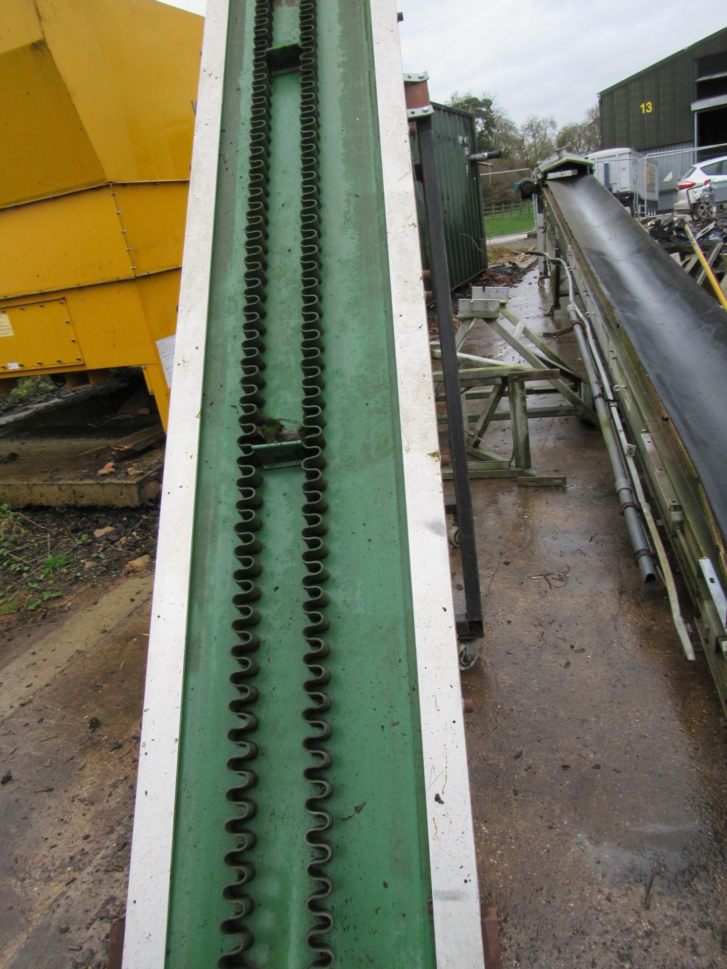 Inclined Belt Conveyor 2.8m lift, 450mm Wide, Mobi - Image 4 of 5