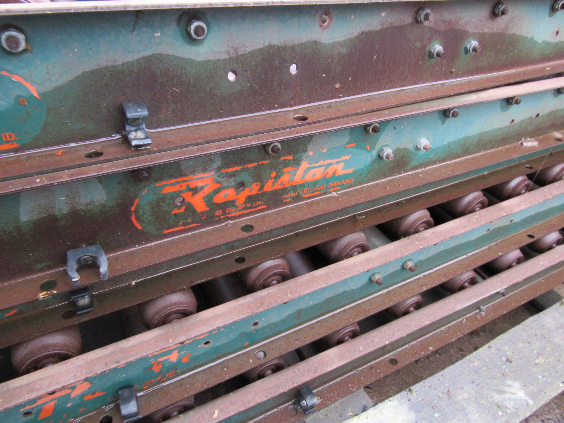 Rapistan Roller Conveyor 550 x 5 Sections 3m each - Image 4 of 4