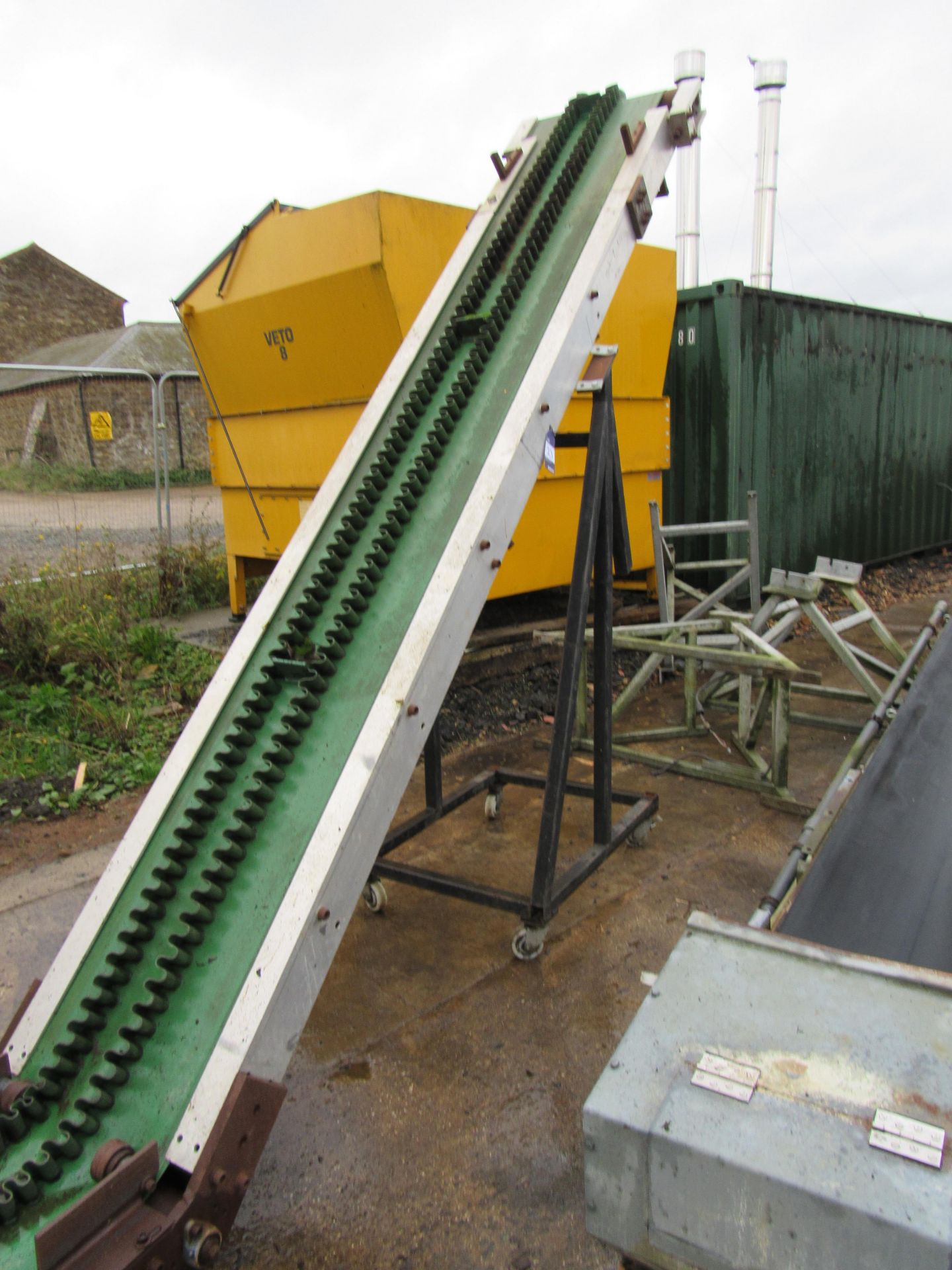 Inclined Belt Conveyor 2.8m lift, 450mm Wide, Mobi - Image 3 of 5