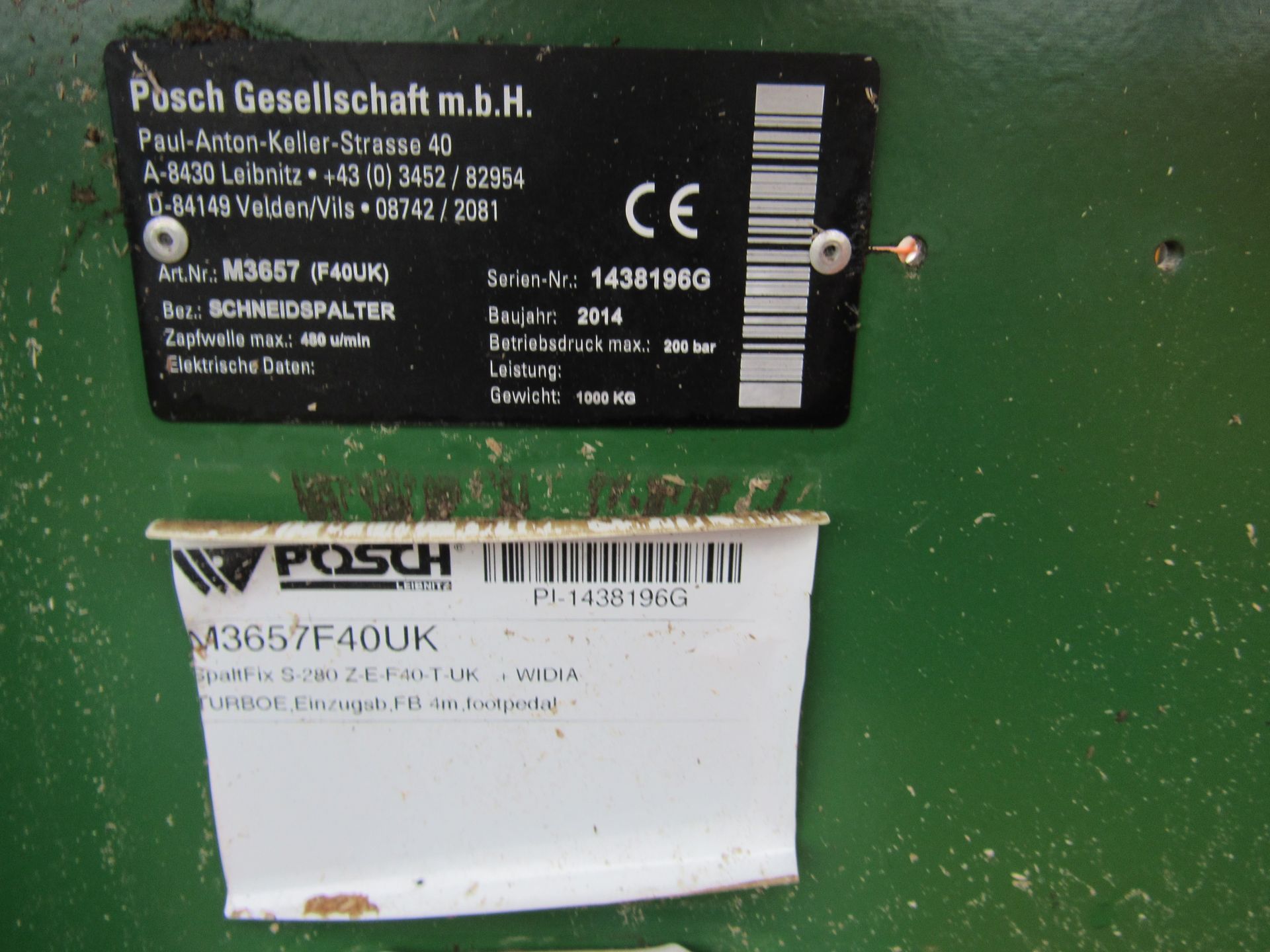 Posch Leibnitz Spaltfix 280 Turbo Auto Speed Firew - Image 8 of 9