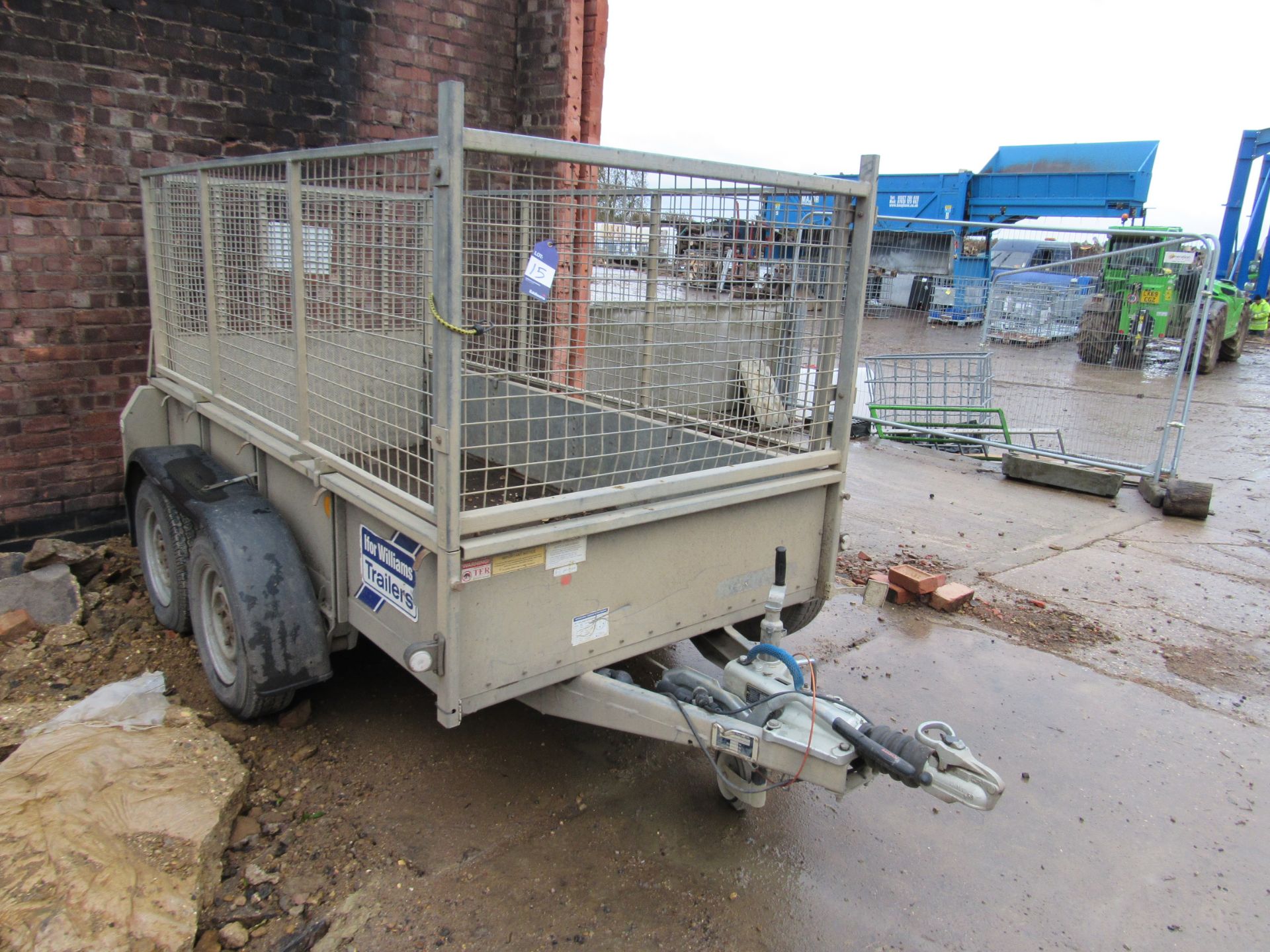 Ifor Williams Twin Axel Cage Trailer with ramp GD8 - Image 2 of 6