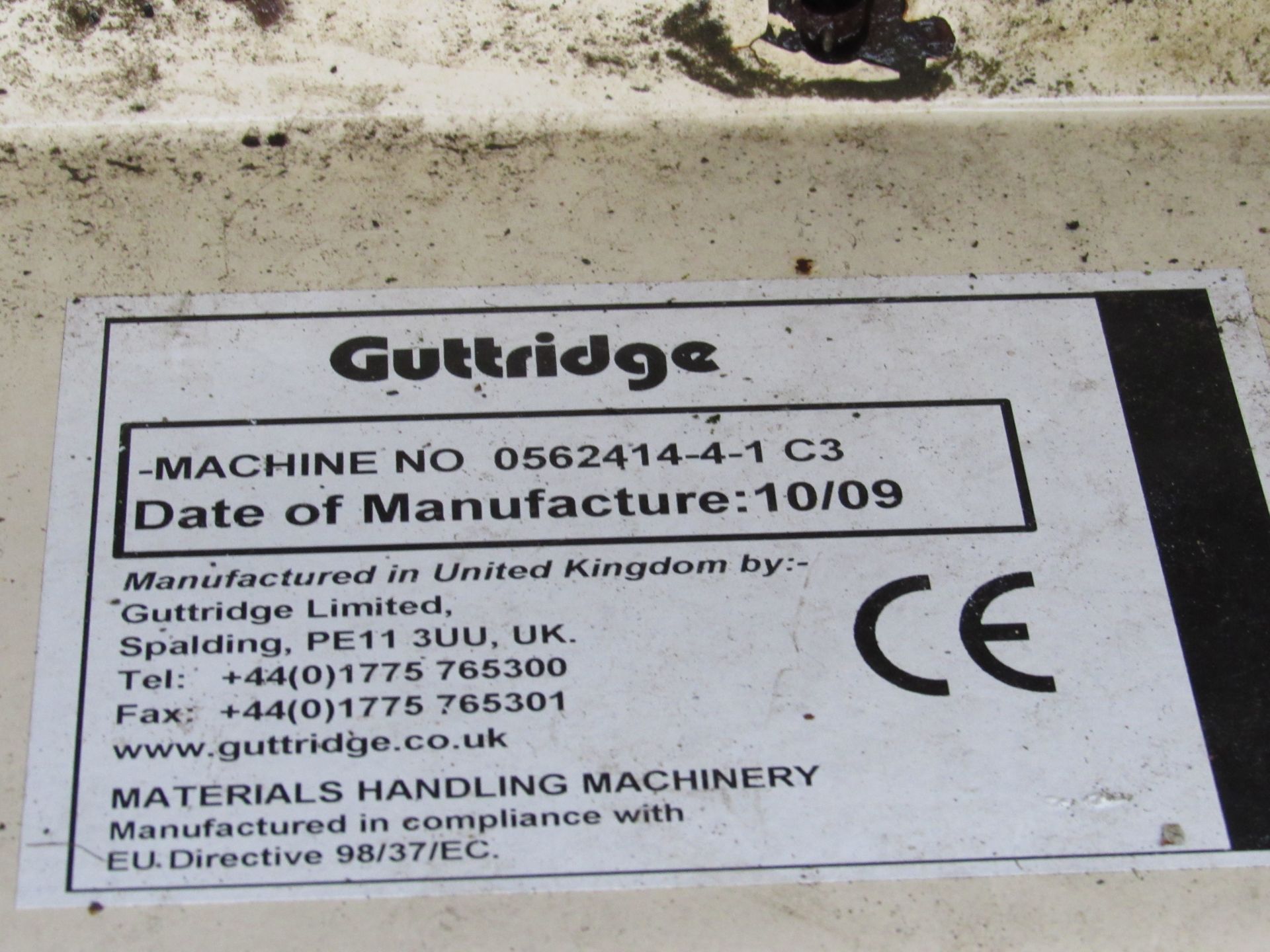 Guttridge 200x1800mm with 3PH Motor 0562414-4-1 C3 - Image 3 of 3