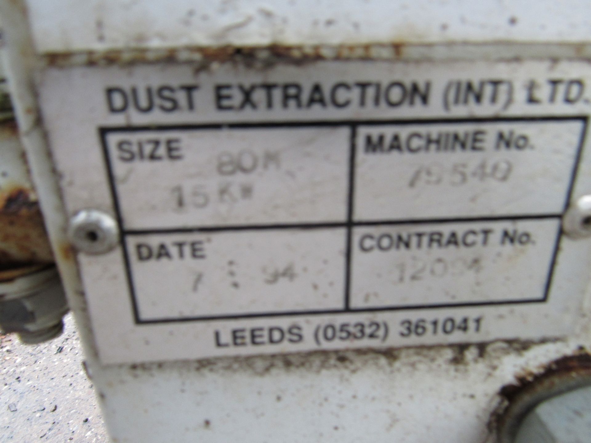 Dusty Extraction Twin Hopper Dust Extractor Unit S - Image 4 of 5