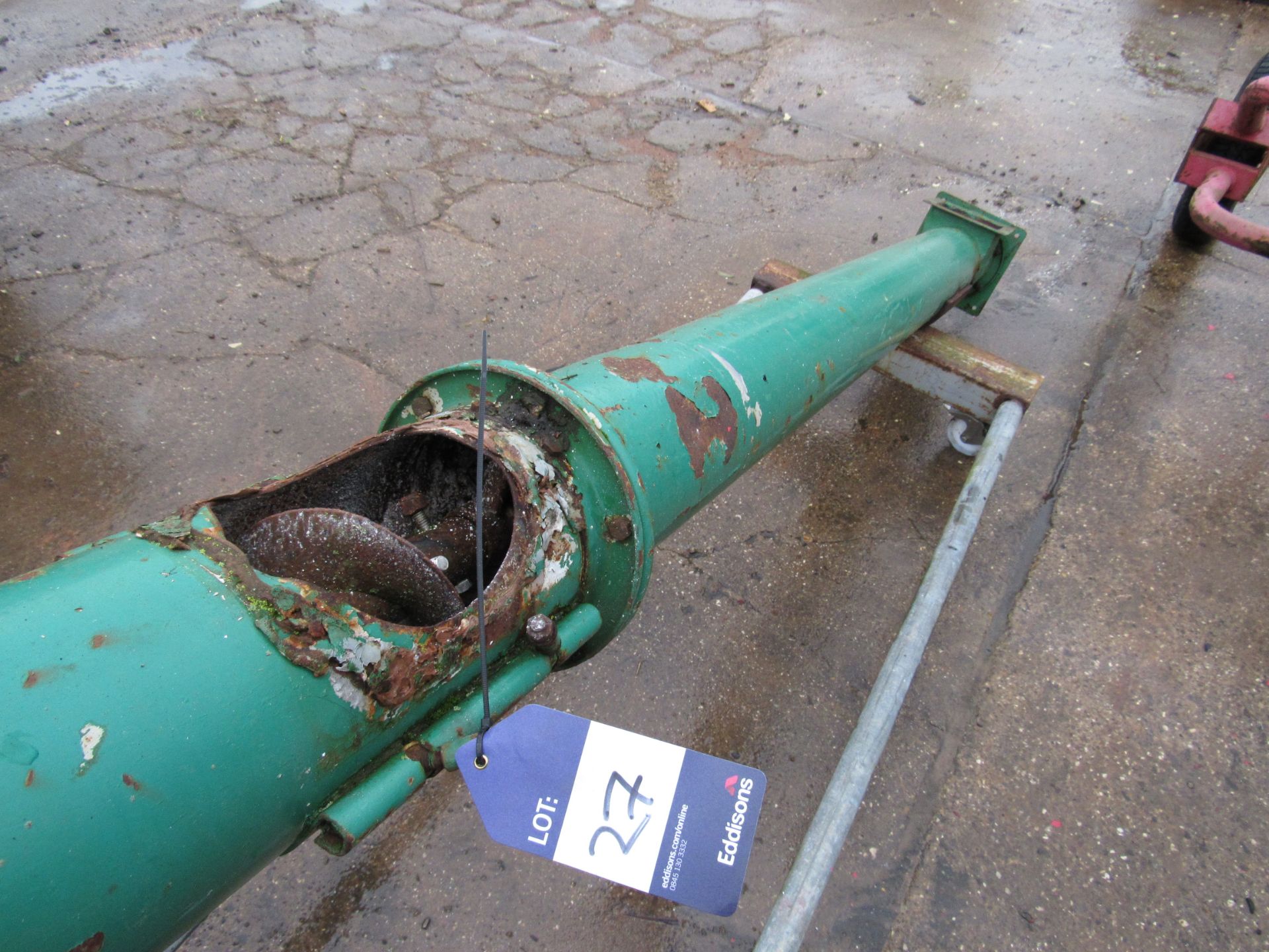 125mm Auger 4400mm, 3PH in Mobile Frame - Image 2 of 2