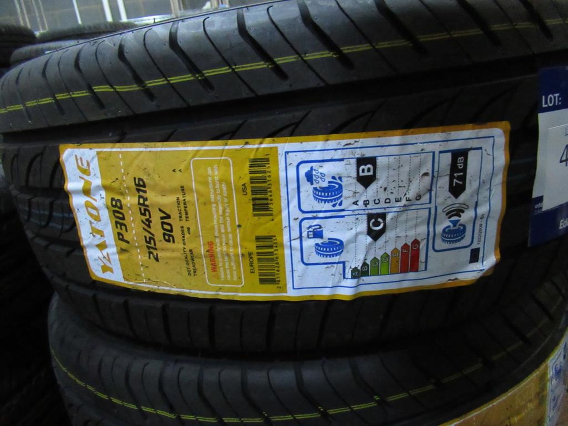 2 unused Yatone P308 215/45R16 90V tyres - Image 3 of 3