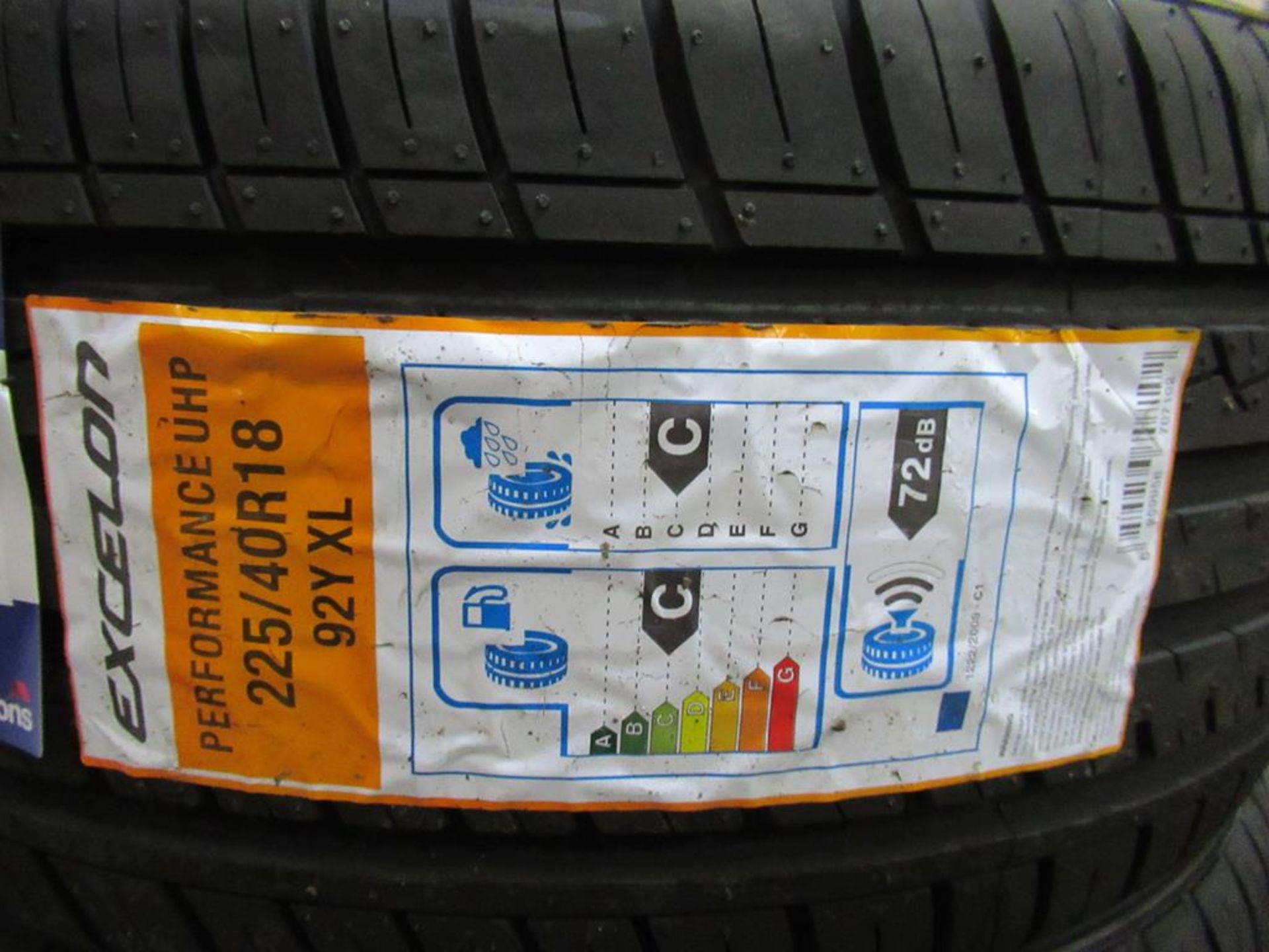 5 unused Excelon Performance UHP 225/40R18 92Y XL tyres - Image 3 of 3