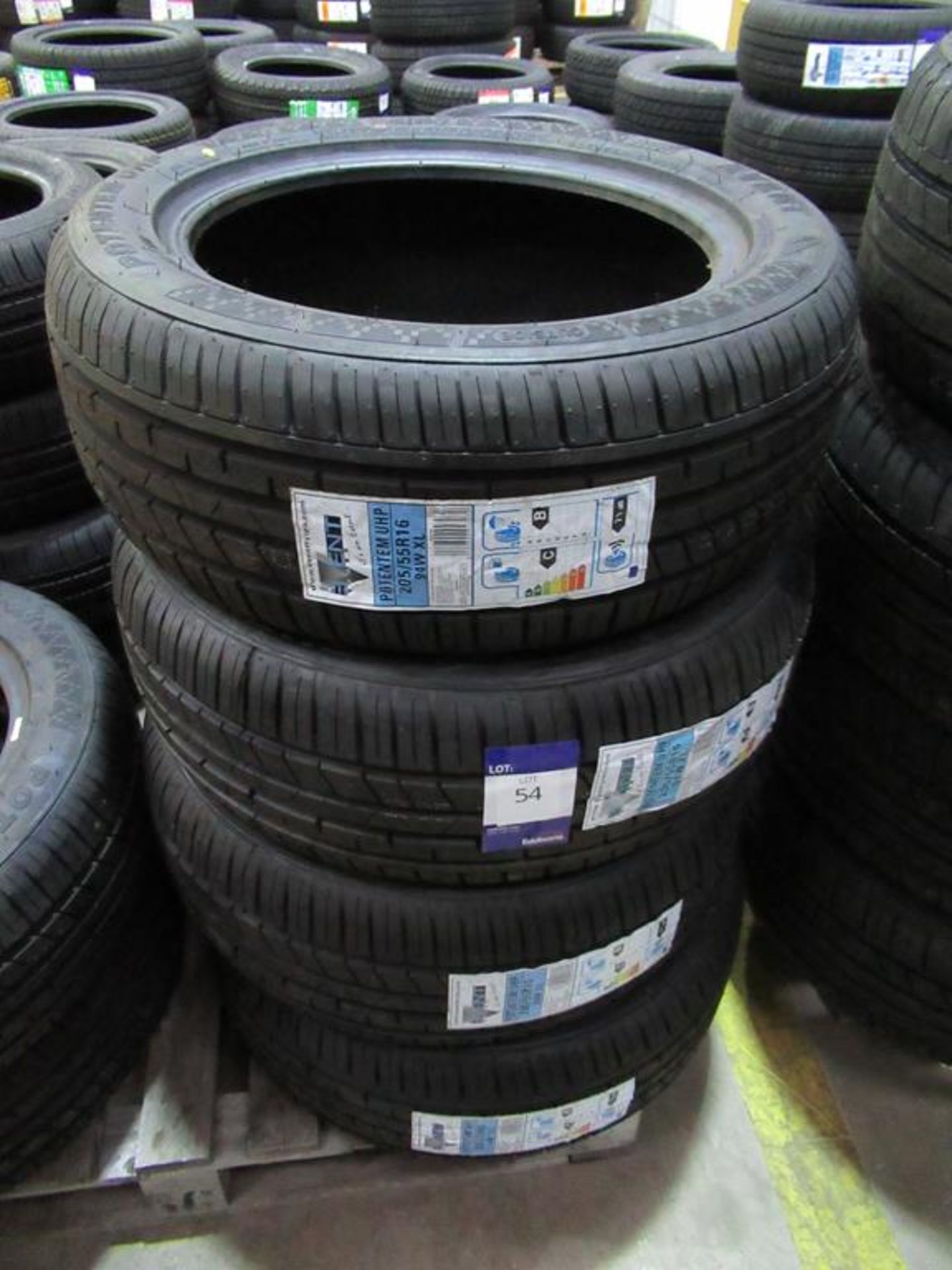 4unused Event Potentem UHP 205/55R16 94W XL tyres