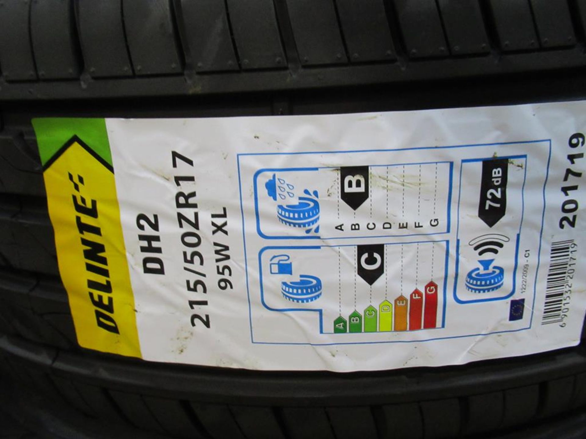 2 unused Delinte DH2 215/50ZR17 95W XL tyres - Image 3 of 3