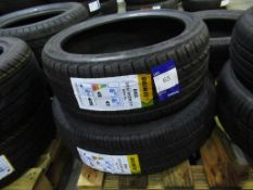 2 unused Delinte tyres 1 x DH2 205/40ZR17 84W XL, 1 x DV2 215/65R16C 109/107T