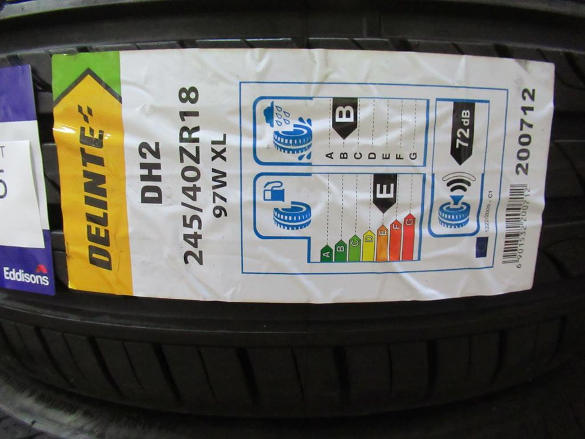 3 unused Delinte DH2 245/40ZR18 97W XL tyres - Image 3 of 3