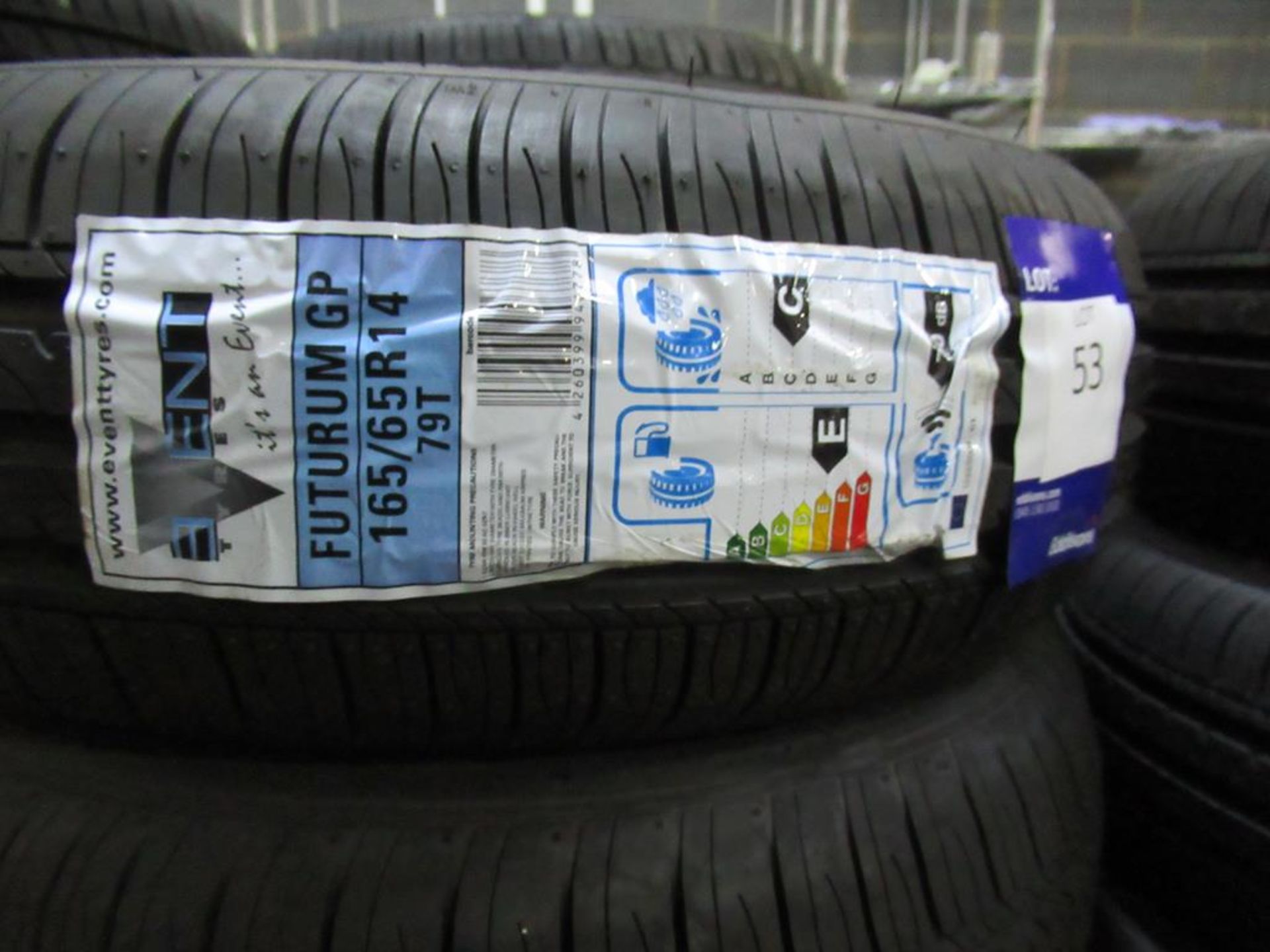 4 unused Event Futurum GP 165/65R14 79T tyres - Image 3 of 3