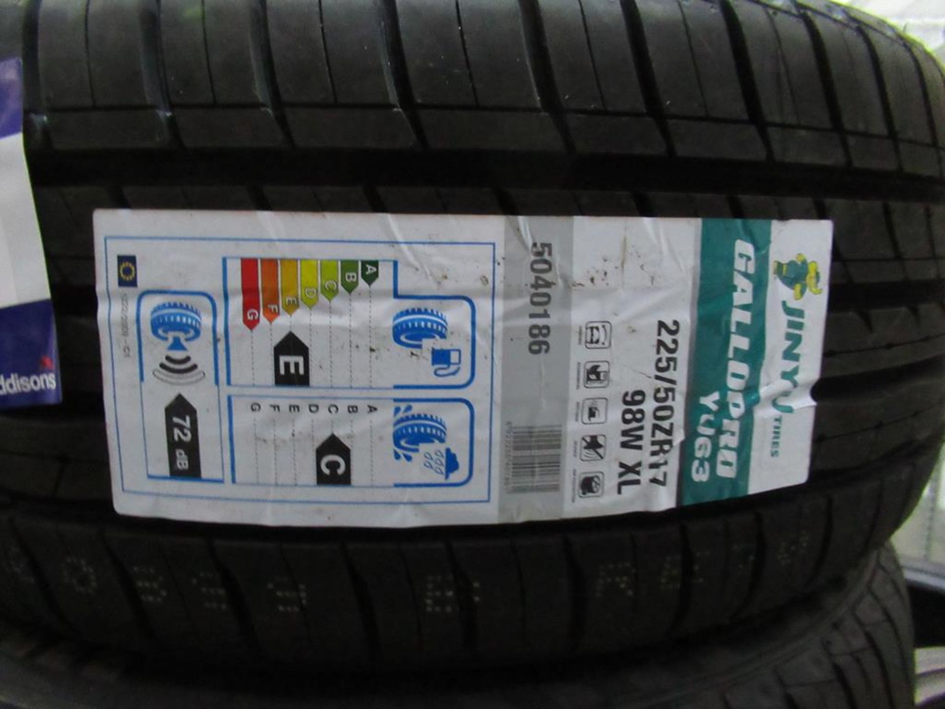 4 unused Jinyu Gallopvo YU63 225/50ZR17 98W XL tyres - Image 3 of 3