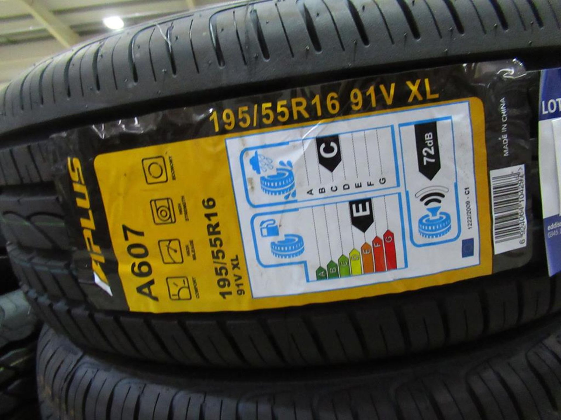 3 unused Aplus A607 195/55R16 91V XL tyres - Image 3 of 3