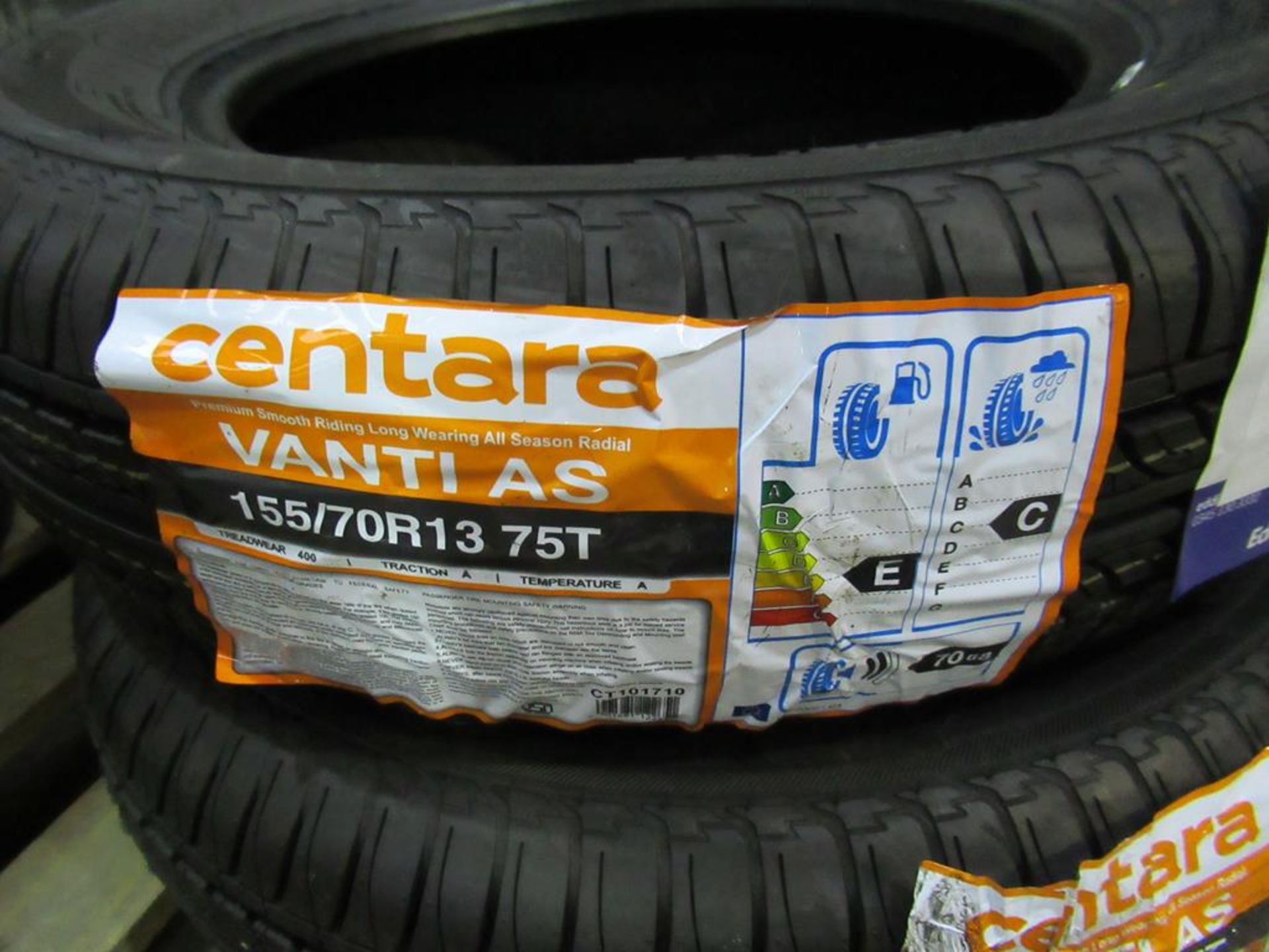 2 unused Centara Vanti AS 155/70R13 75T tyres - Image 3 of 3