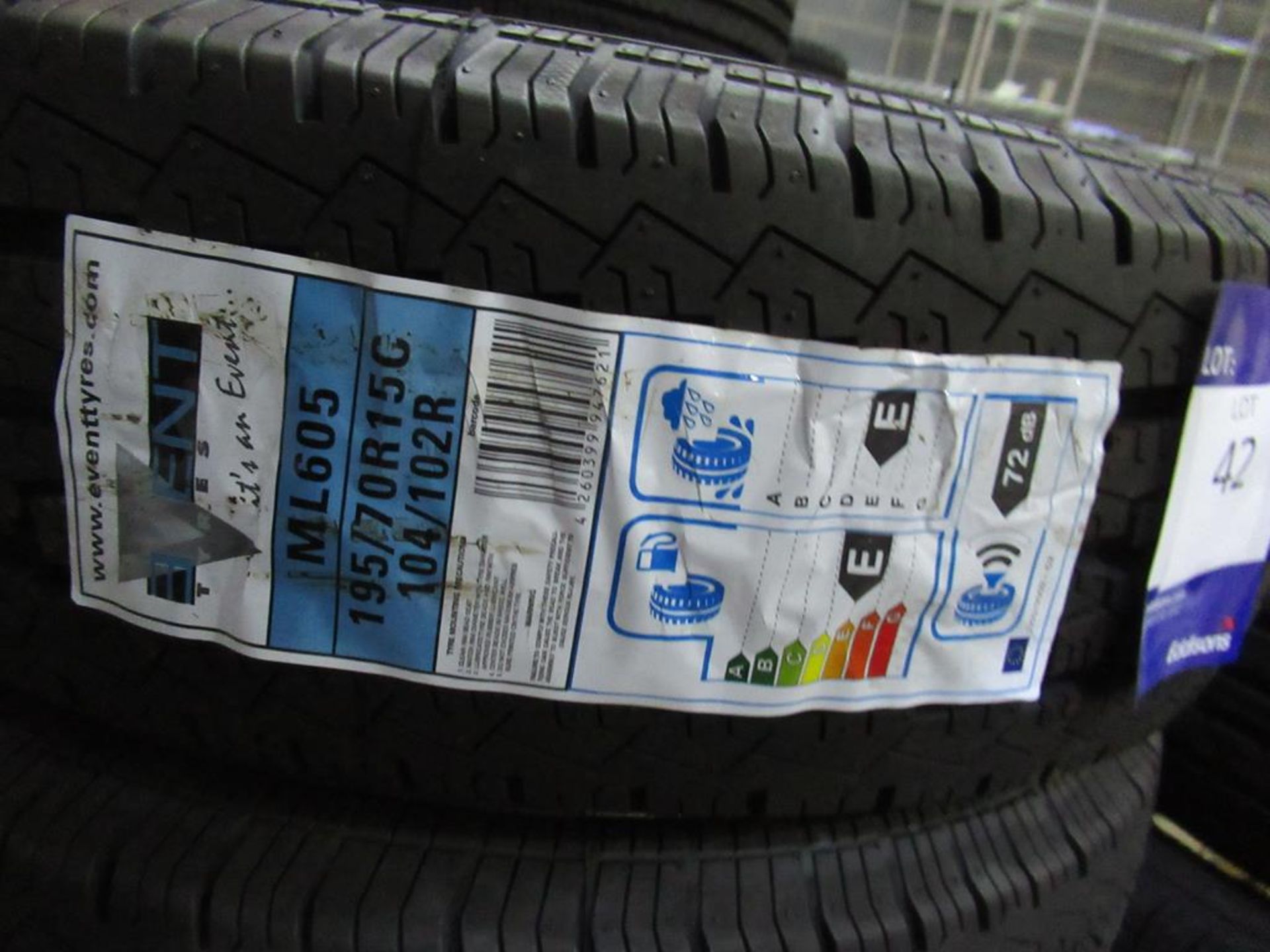 3 unused Event ML605 195/70R15C 104/102R tyres - Image 3 of 3