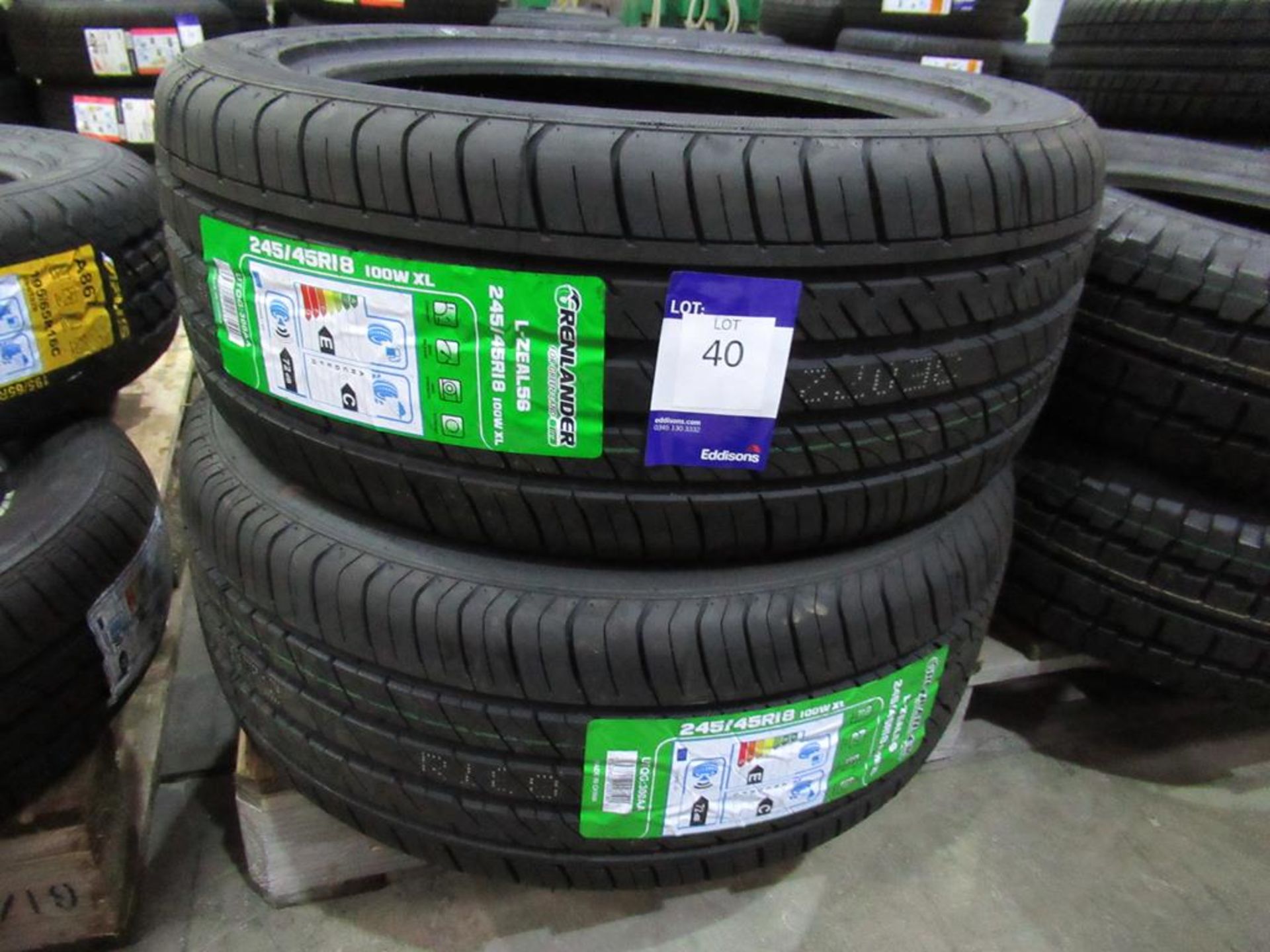 2 unused Grenlander L-zeal56 245/45R18 100W XL tyres