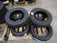 6 assorted tyres to include JoyRoad 185/70R14 88H, Aplus A867 195/65R16C 104/102R, Saferich FRC16 15