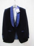 Mens silk lapel Velvet Dinner jacket