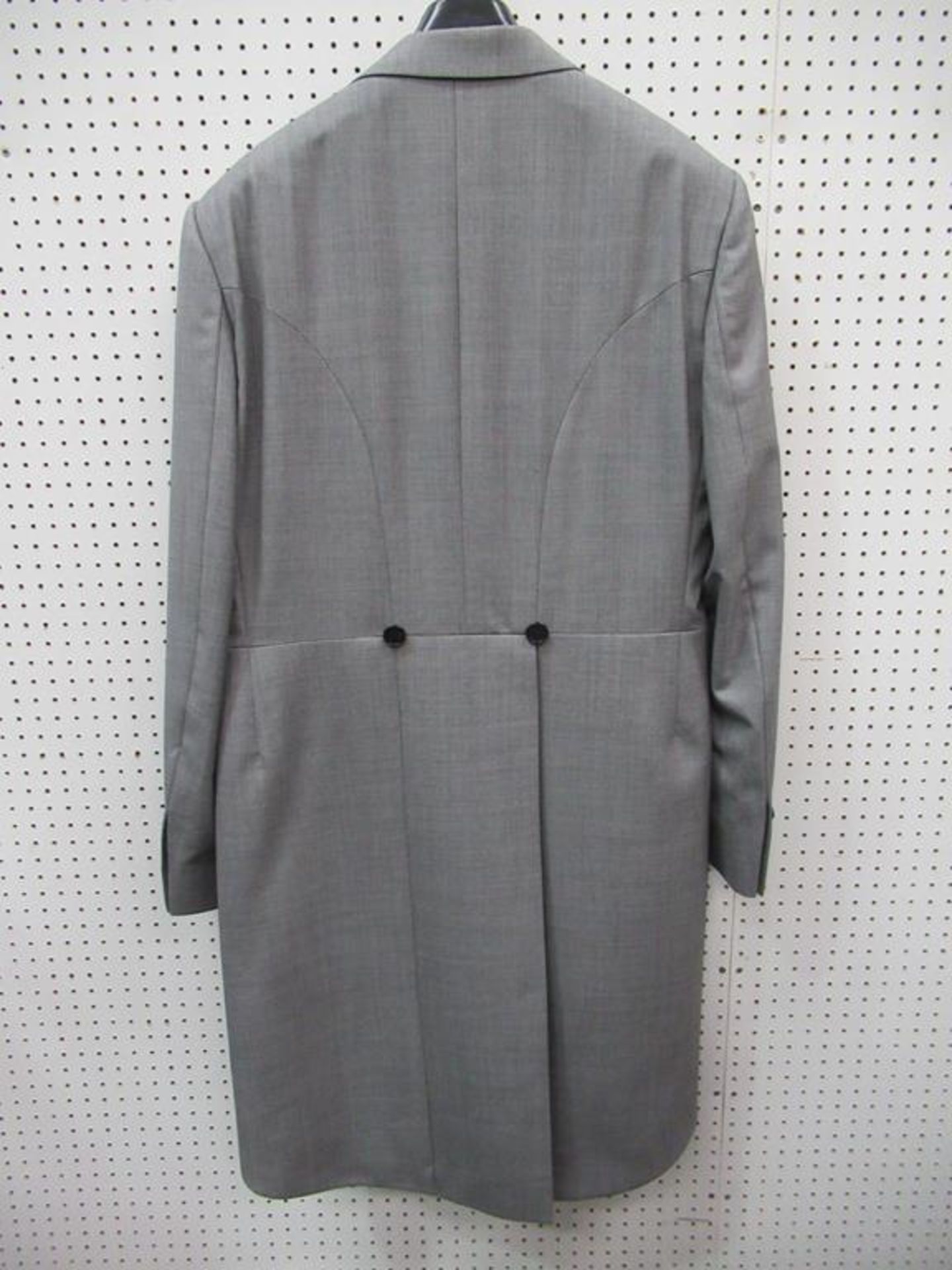 Mens single button Morning Coat grey - Image 2 of 2