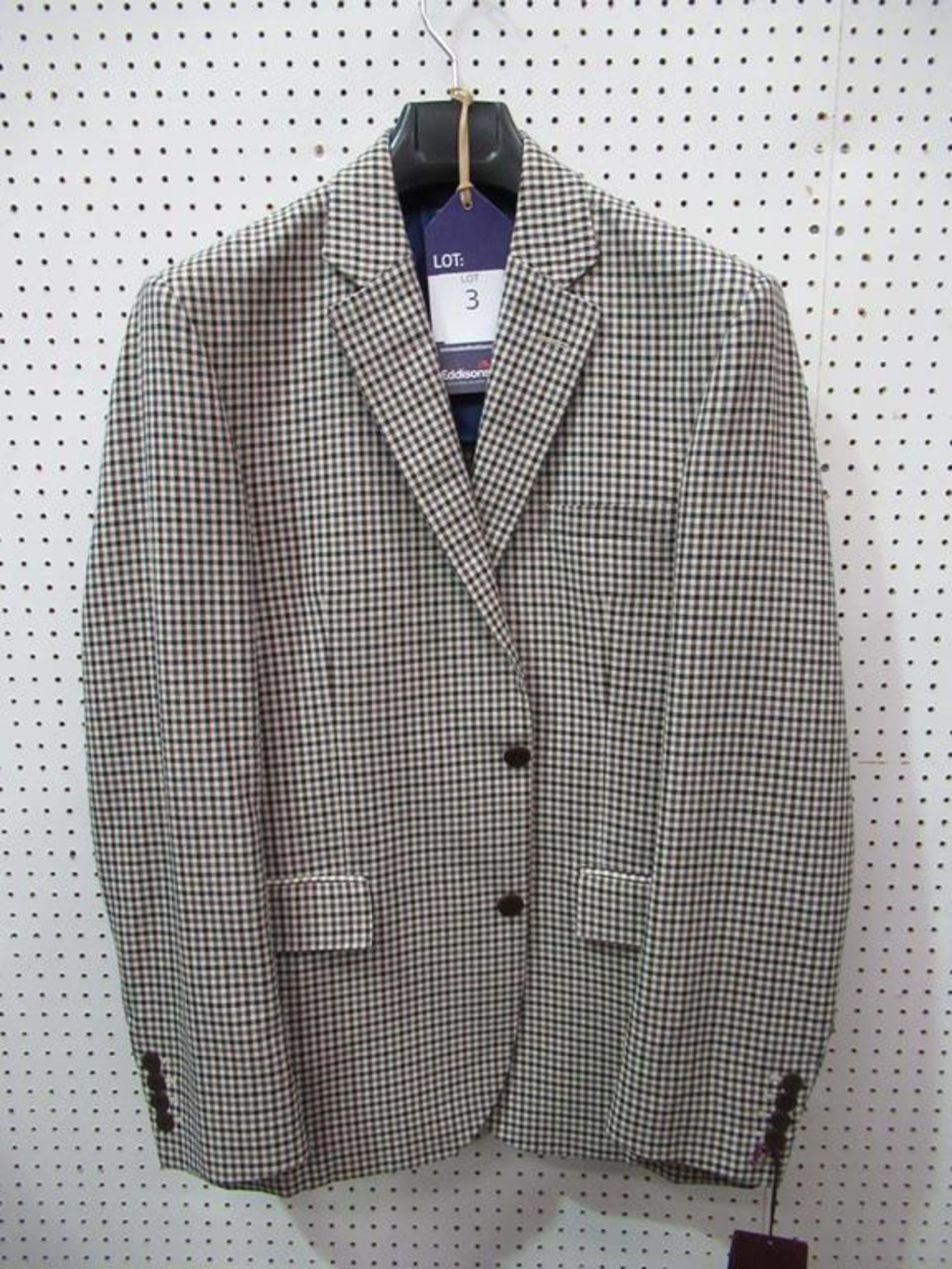 Bladen 2 button mens checked jacket