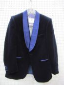 Mens silk lapel Velvet Dinner jacket