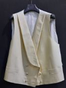 4 x Ivory waistcoats