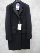Wensum Tailoring mens single breasted 'Crombie' Style coat
