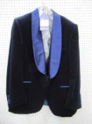 Mens silk lapel velvet Dinner Jacket