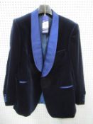 Mens silk lapel velvet Dinner Jacket