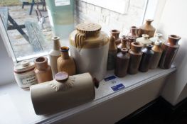 Quantity of Various Ceramic Jugs, Bed Warmer & Sto