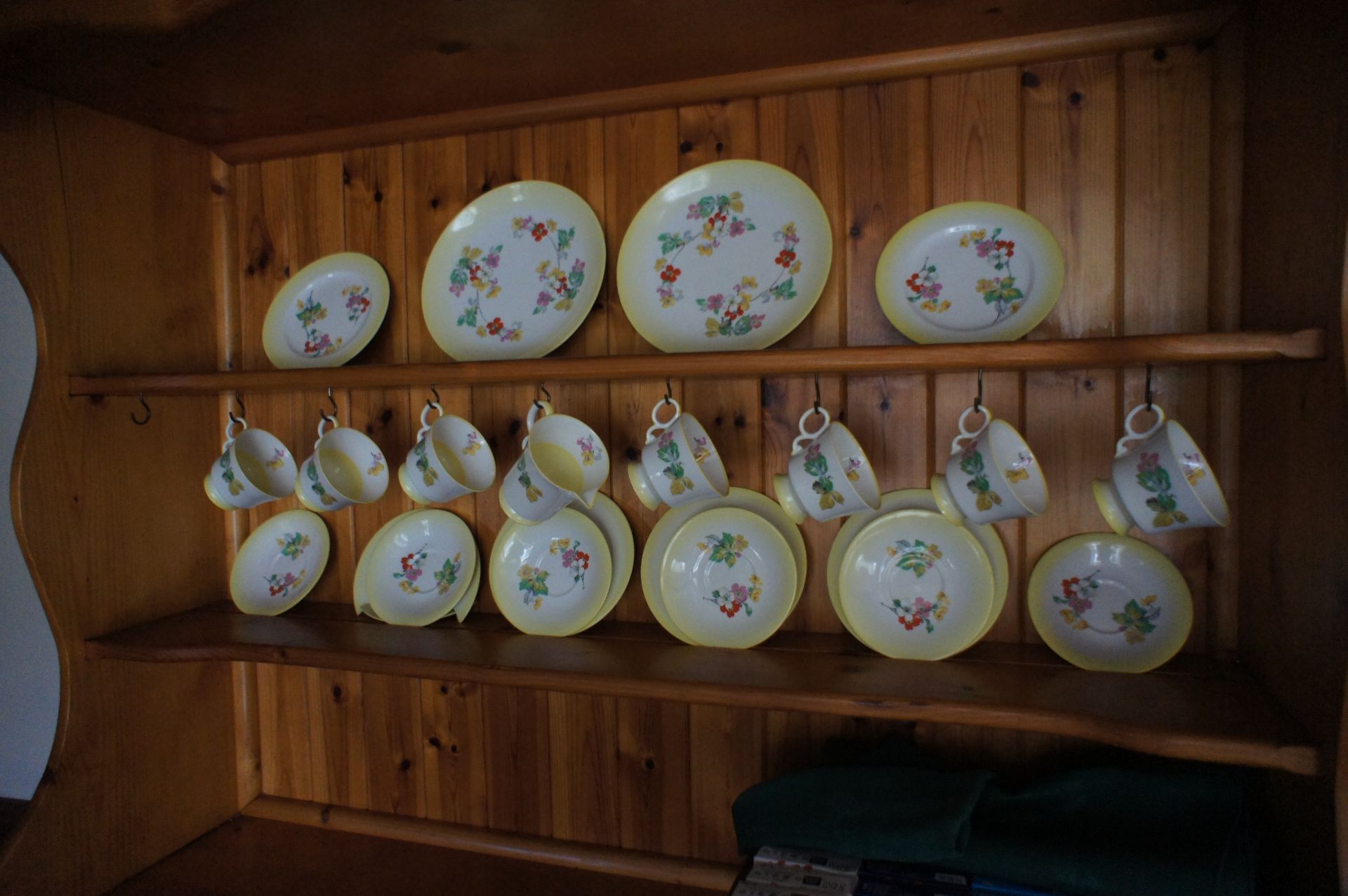 Pine dresser with Fenton tea set - Image 3 of 3