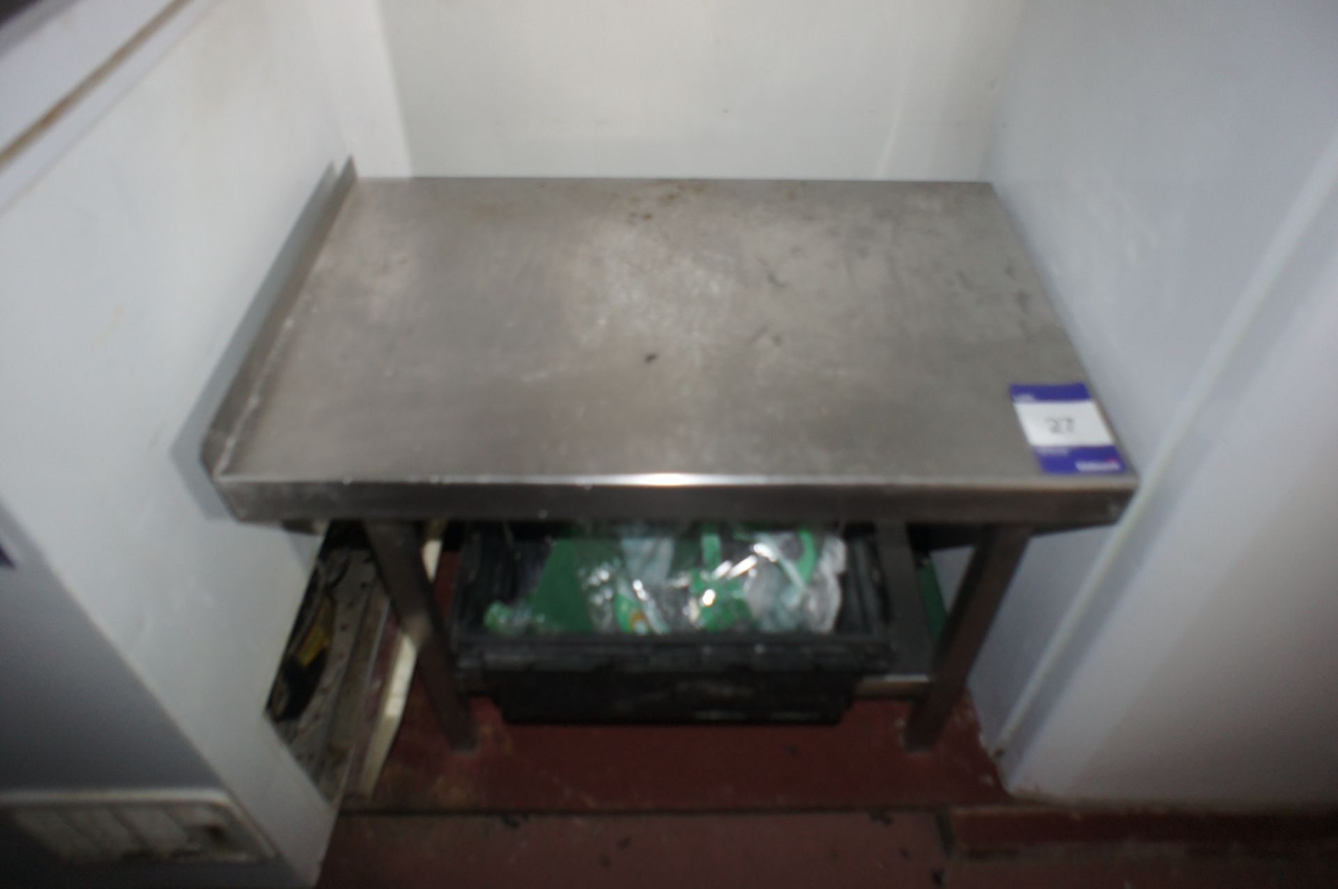 Stainless steel preparation table (small) Half Hei