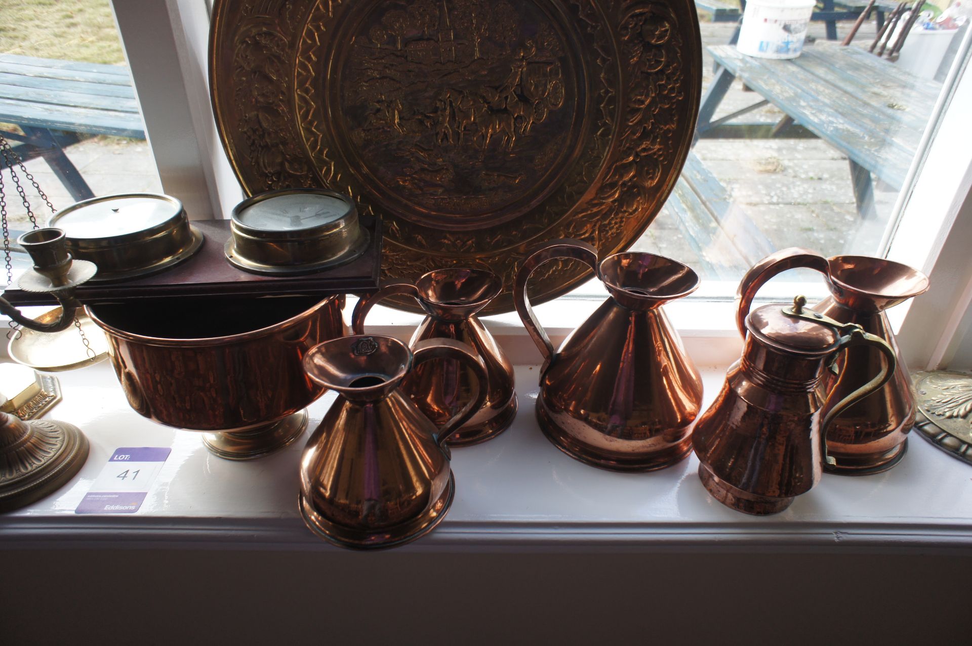 Quantity of various ornaments including jugs, scal - Image 4 of 6