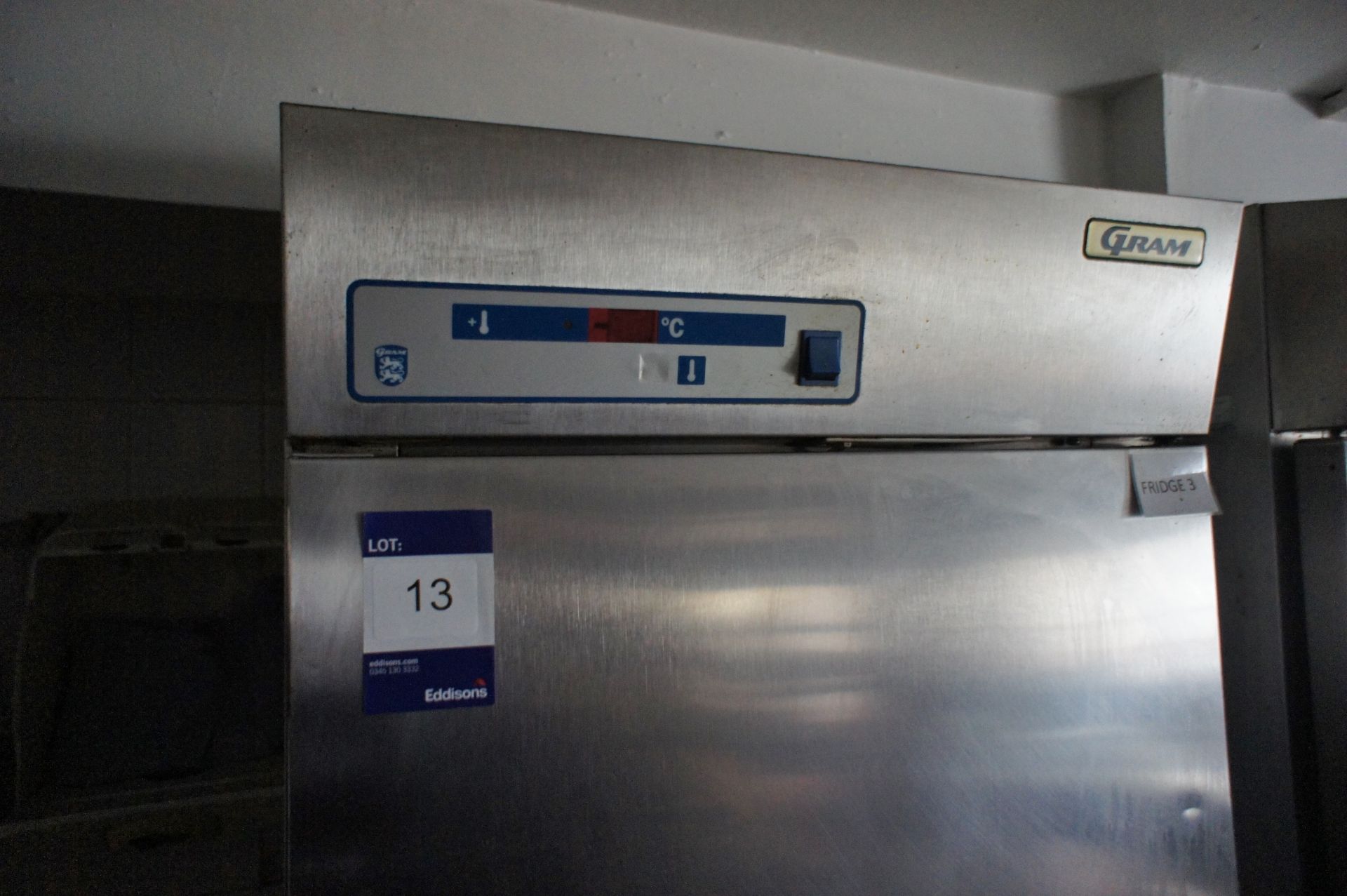 Gram stainless steel single door fridges - Image 3 of 3