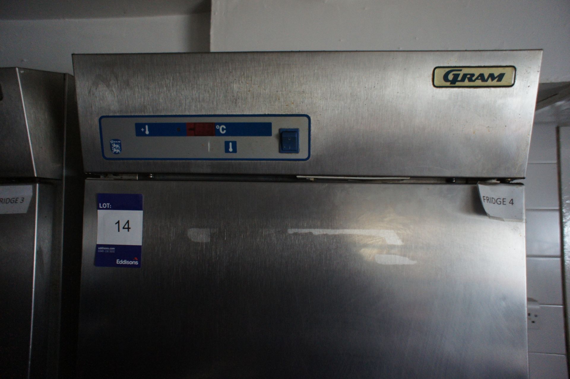 Gram stainless steel single door fridges - Image 4 of 4