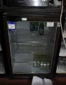 Osbourne single glass door bottle fridge