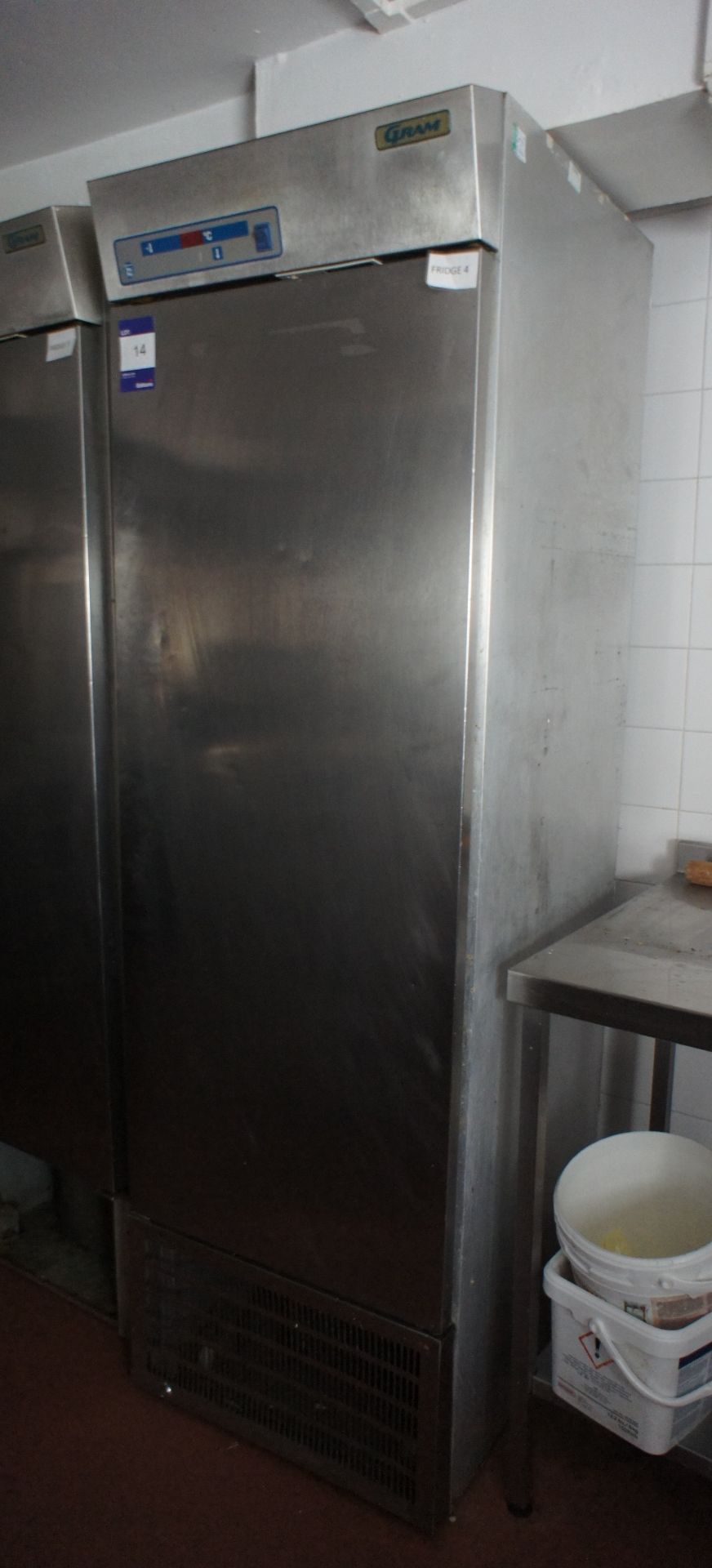 Gram stainless steel single door fridges - Image 3 of 4