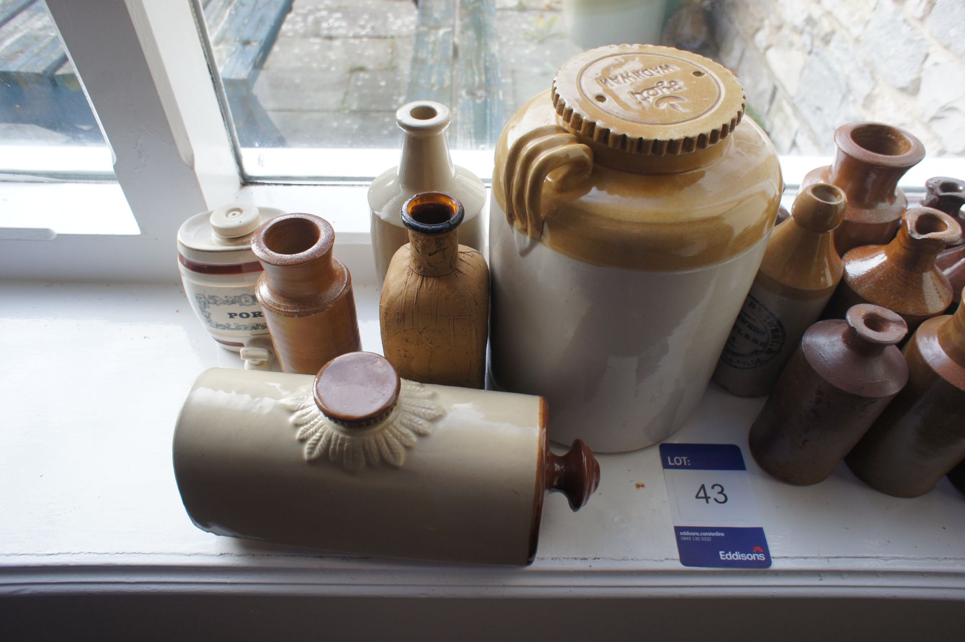 Quantity of Various Ceramic Jugs, Bed Warmer & Sto - Image 3 of 4