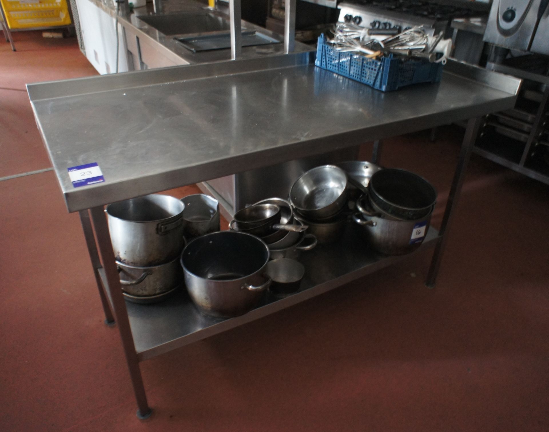 2 x Various stainless-steel preparation tables - Image 2 of 4