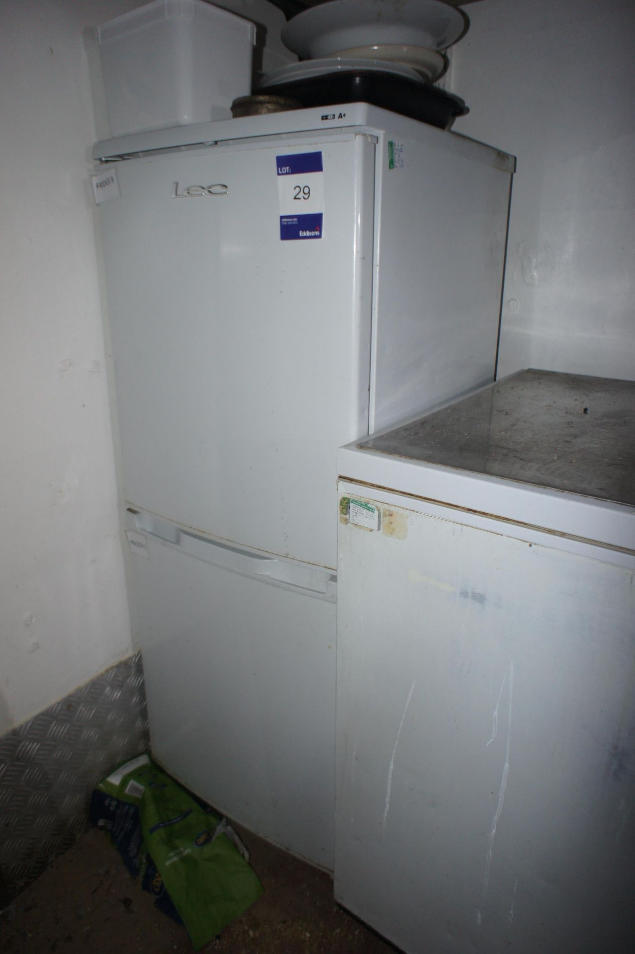 LEC Upright Fridge/Freezer