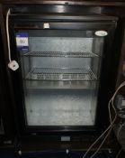 Interlevin single glass door bottle fridge