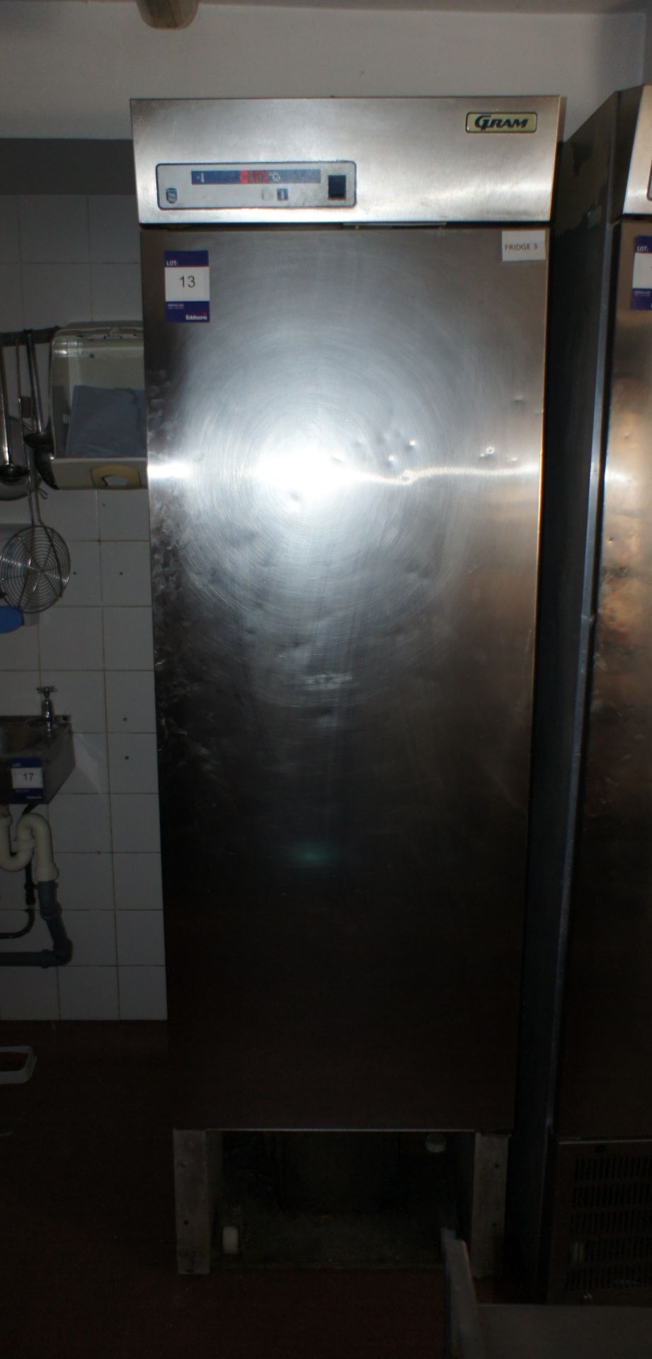 Gram stainless steel single door fridges - Image 2 of 3