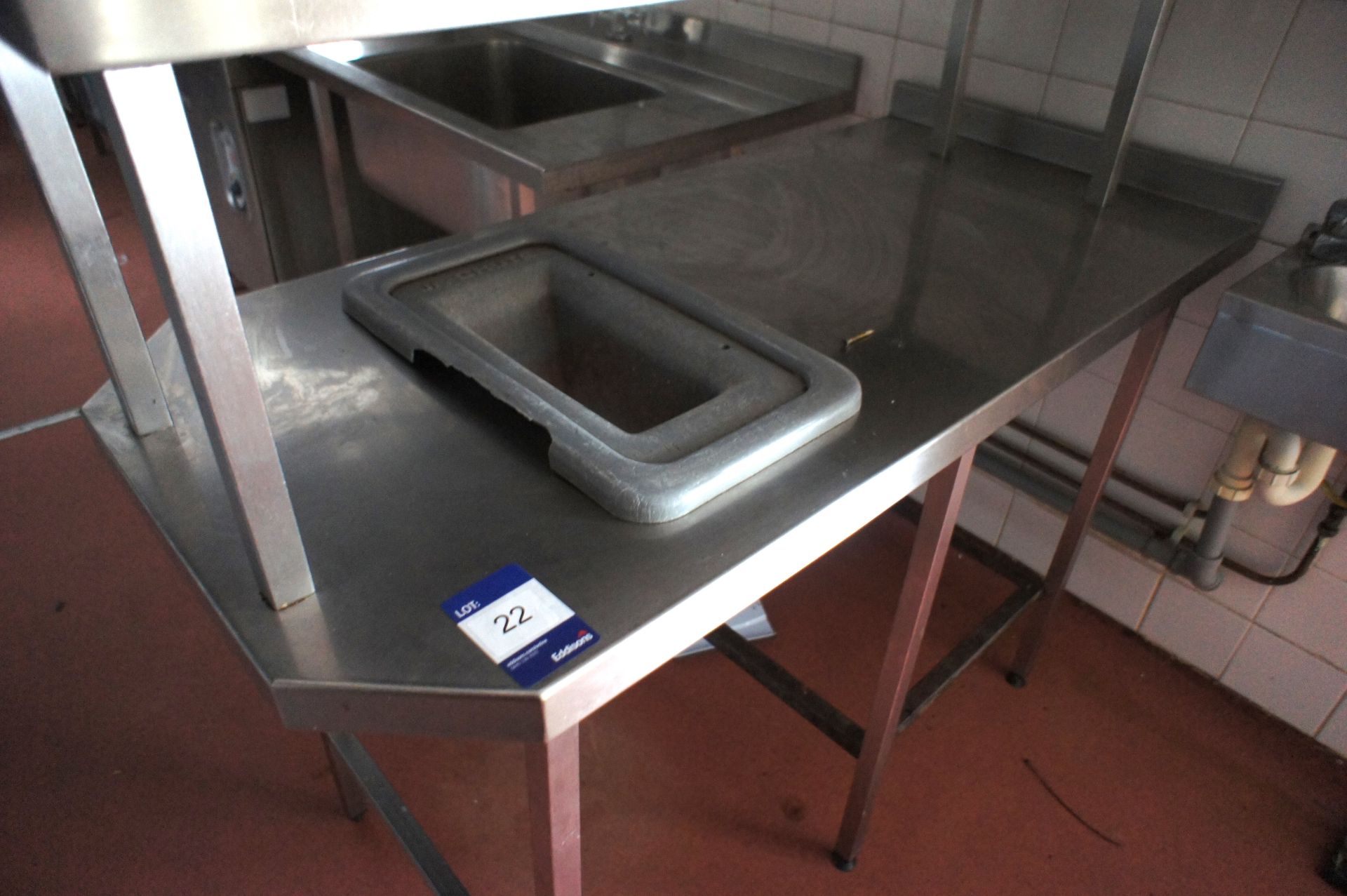 3 x Various stainless-steel preparation tables - Image 2 of 2