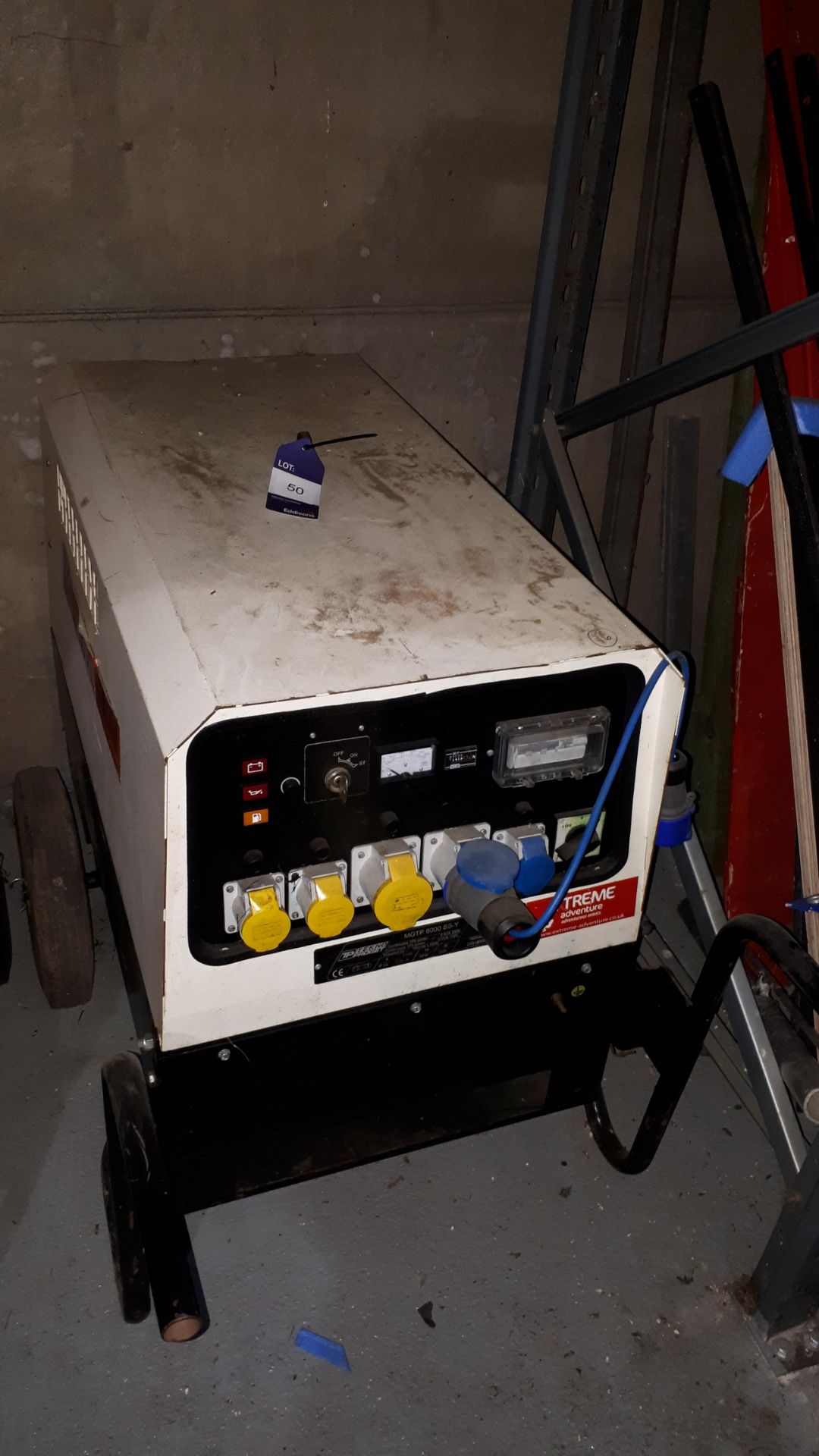 Tekno Proget MGTP 6000 SS-Y mobile diesel generator, powered by Yanmar L100N, Serial Number