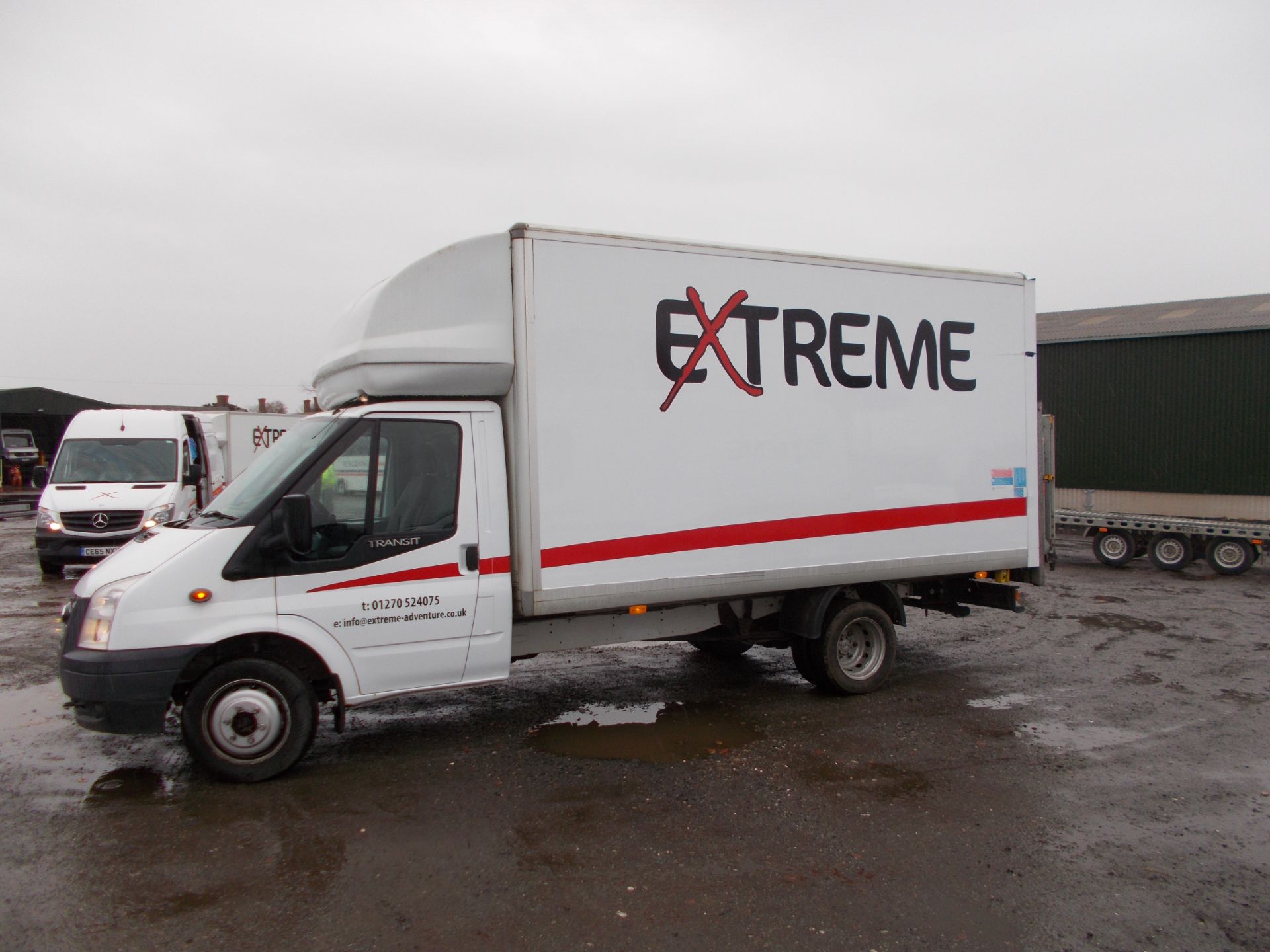 Ford Transit Luton 125 T350 EF LWB Van, registration DV12 YFB, odometer reading 96,589 miles, MOT - Image 2 of 14