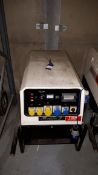 Tekno Proget MGTP 6000 SS-Y mobile diesel generator, powered by Yanmar L100N, Serial Number