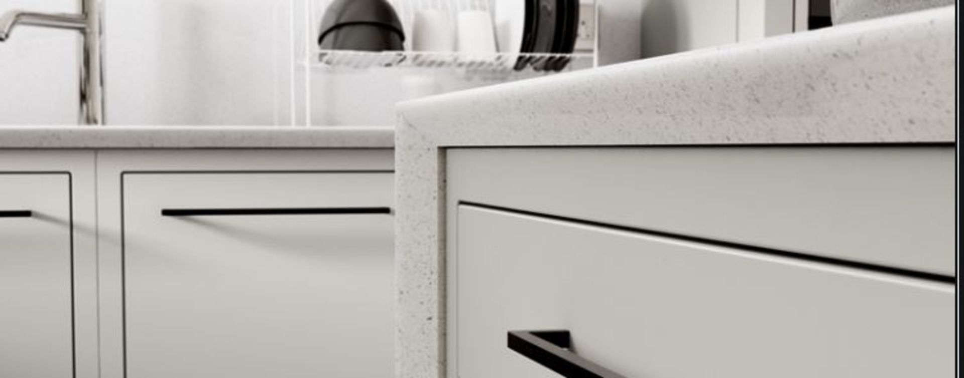 Radley dove grey in frame kitchen range, approx. 4265 items, including Kitchen doors, drawer fronts, - Image 5 of 8