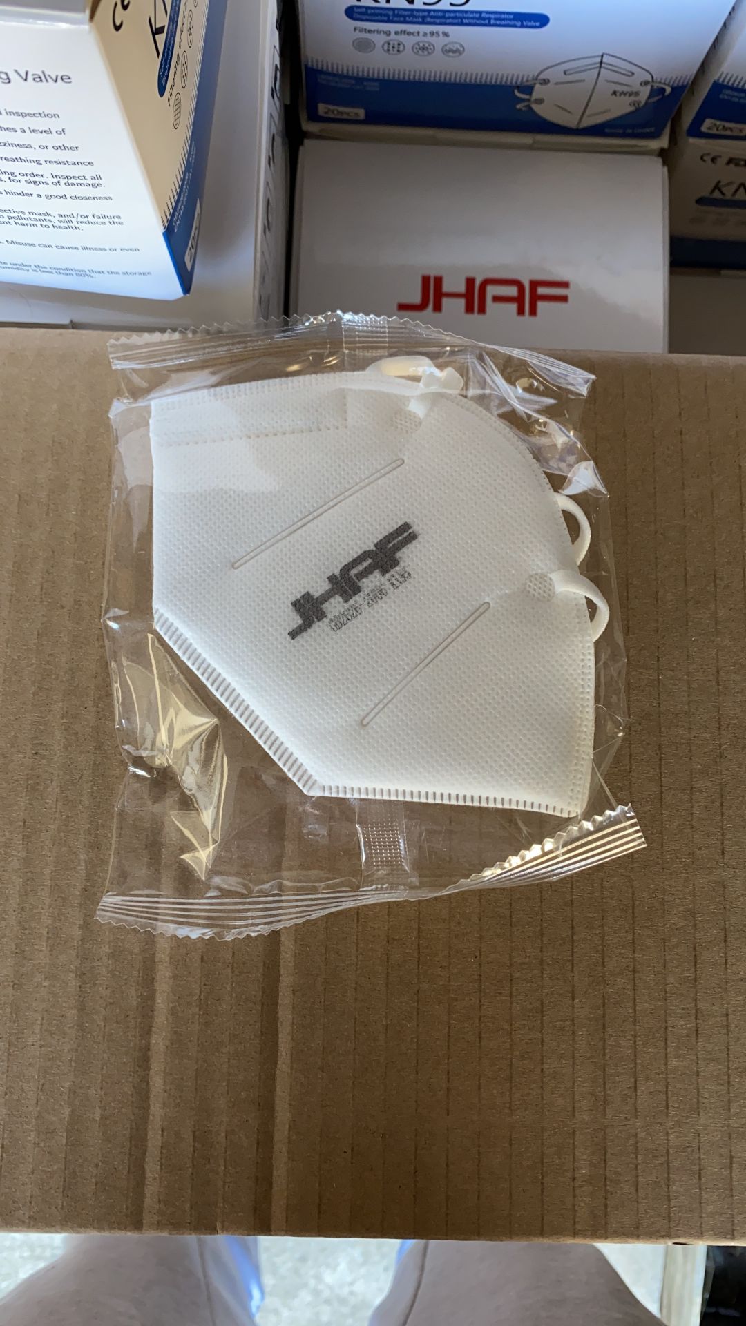 2880 JHAF Type KN95 Disposable Face Coverings