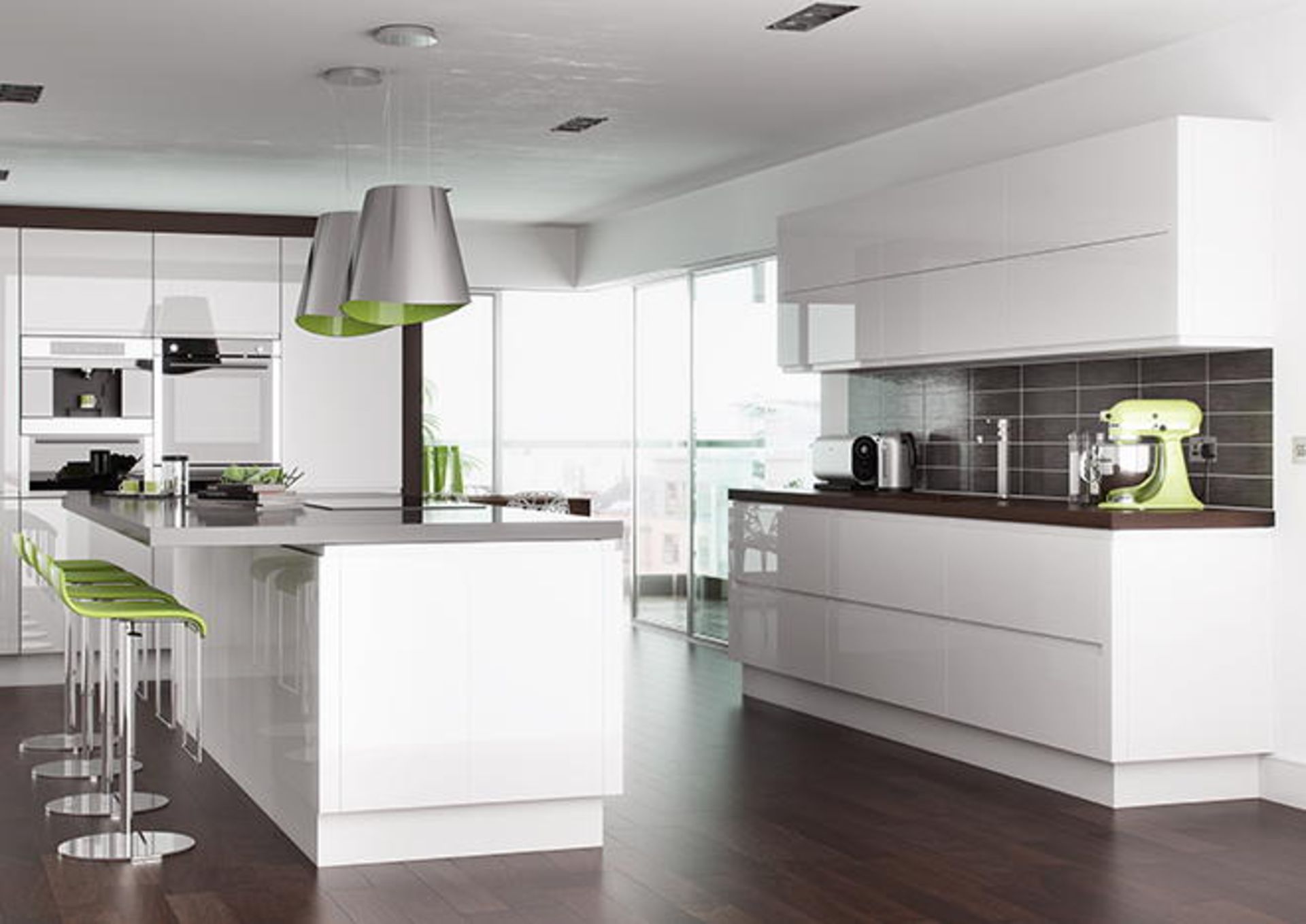 Circa 4,559 items of Kitchen Goods from the following ranges: Gloss White, Westleigh Textured Oak - Image 2 of 21