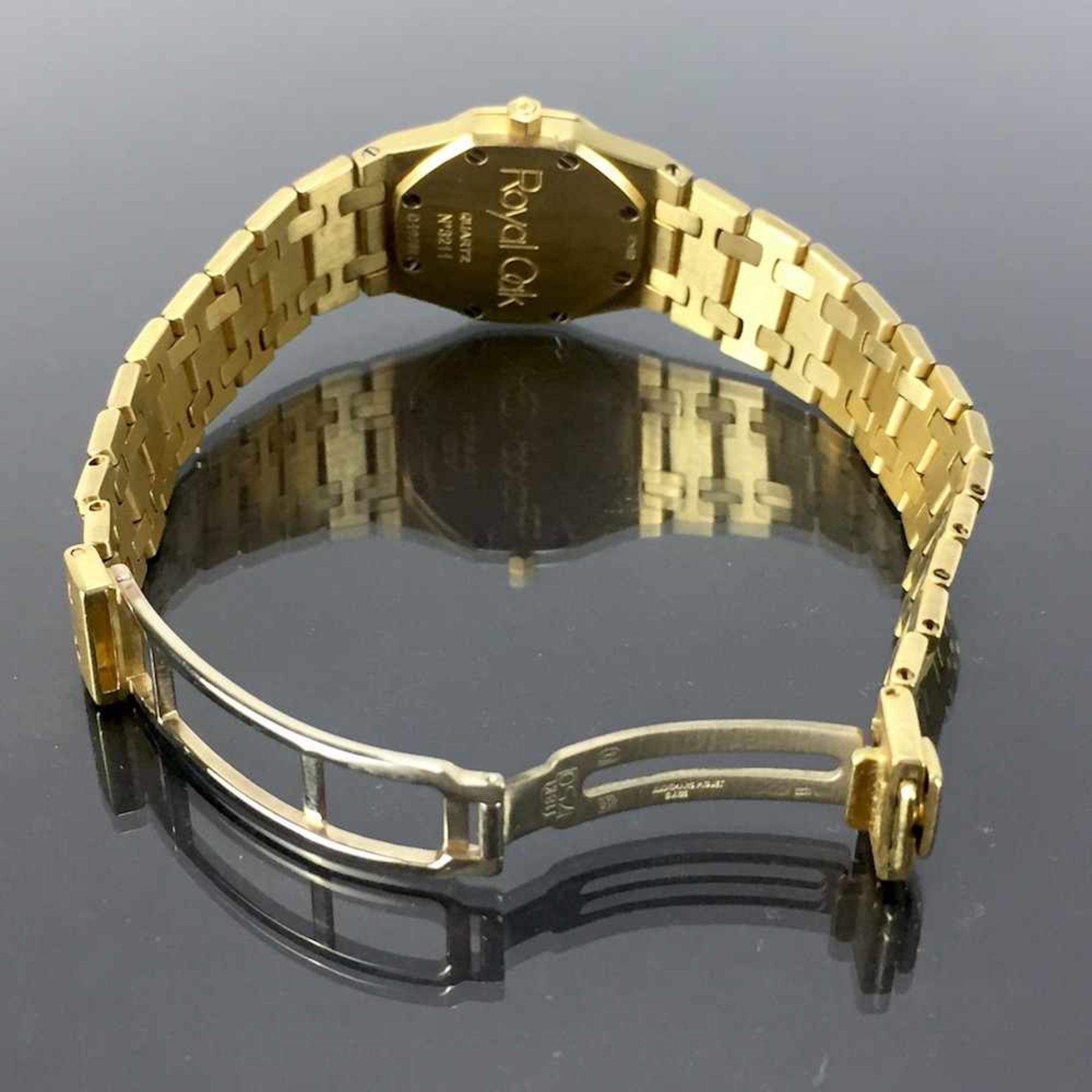 Audemars Piguet: Royal Oak Quarz - Damenarmbanduhr. 18K Gold, Datum, Top Luxus Klassiker!Damen - Image 6 of 10